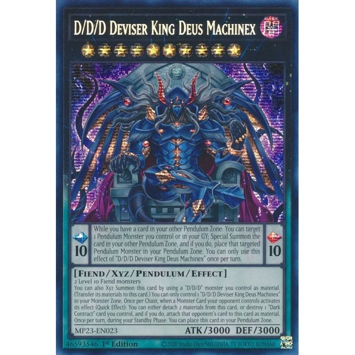 Image for D/D/D Deviser King Deus Machinex (MP23-EN023) (MP23) - YuGiOh