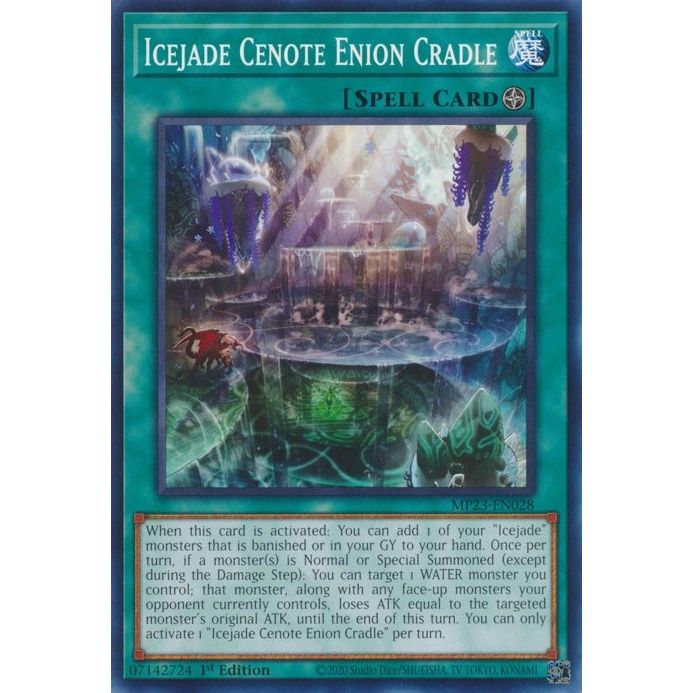 Image for Icejade Cenote Enion Cradle (MP23-EN028) (MP23) - YuGiOh