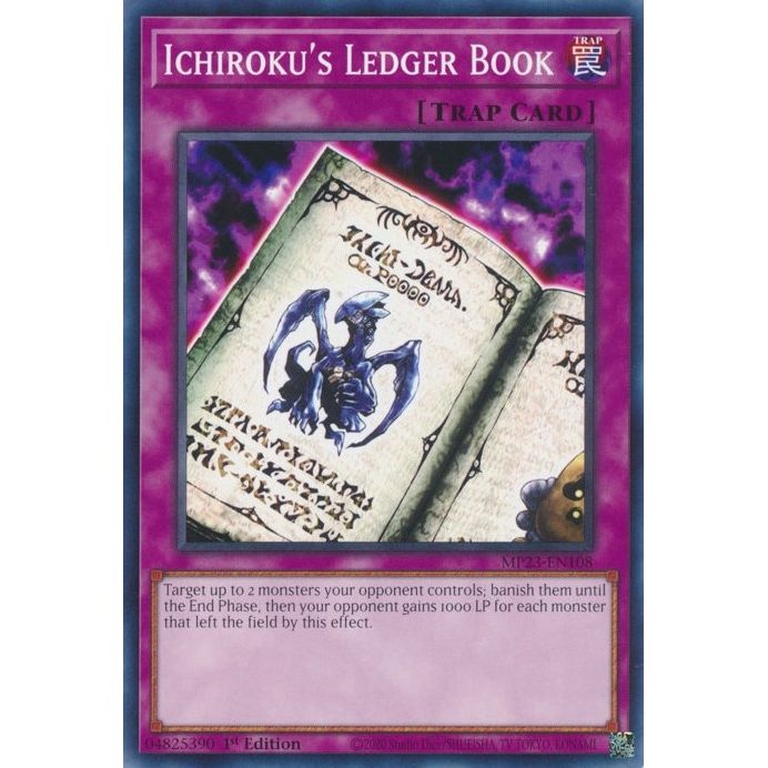 Image for Ichiroku's Ledger Book (MP23-EN108) (MP23) - YuGiOh