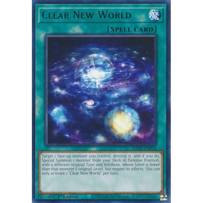 Image for Clear New World (MP23-EN034) (MP23) - YuGiOh