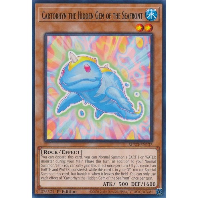 Image for Cartorhyn the Hidden Gem of the Seafront (MP23-EN132) (MP23) - YuGiOh