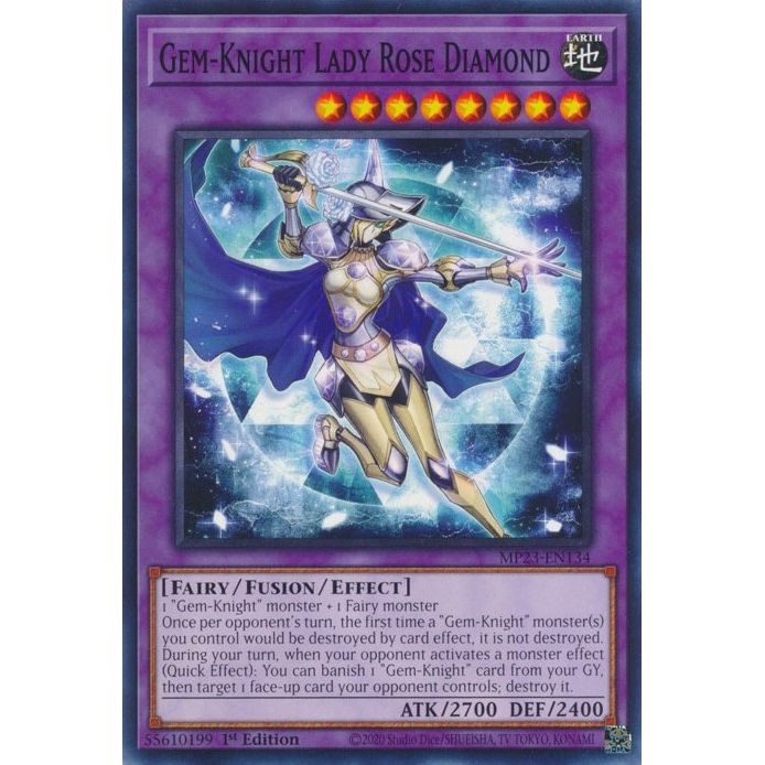 Image for Gem-Knight Lady Rose Diamond (MP23-EN134) (MP23) - YuGiOh