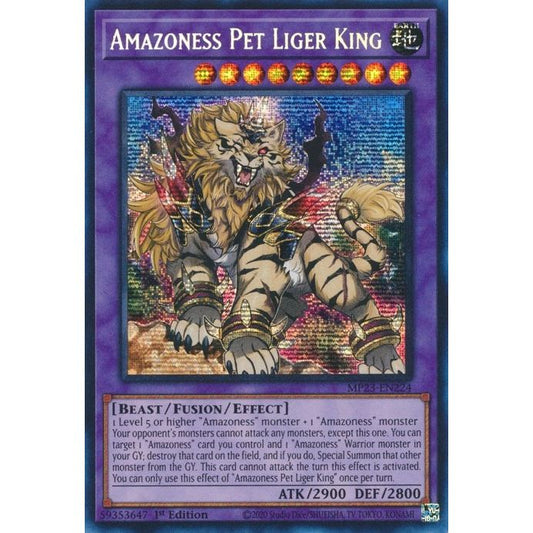 Image for Amazoness Pet Liger King (MP23-EN224) (MP23) - YuGiOh