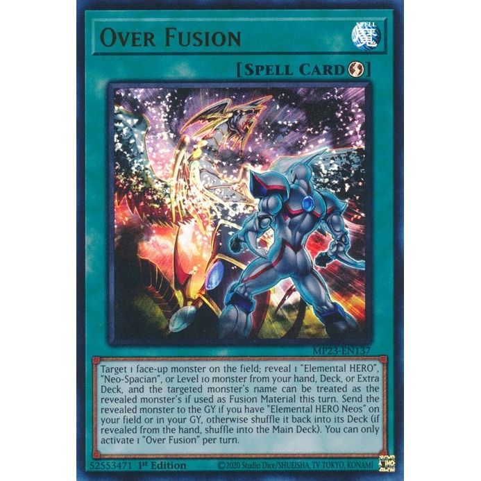 Image for Over Fusion (MP23-EN137) (MP23) - YuGiOh