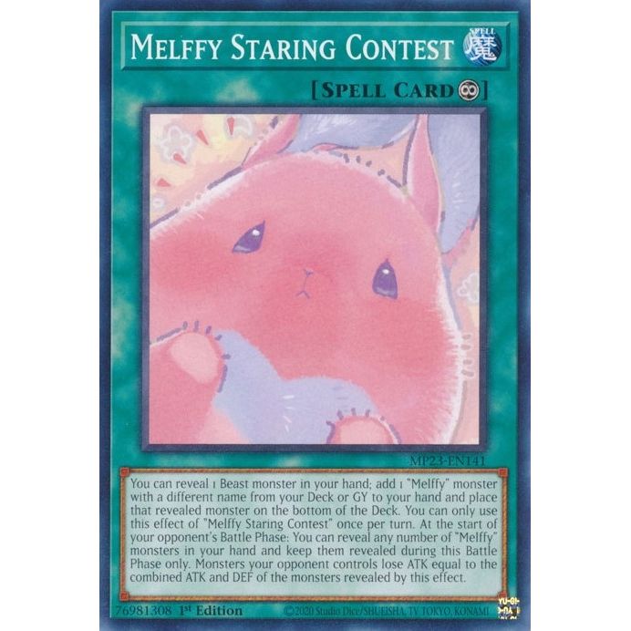 Image for Melffy Staring Contest (MP23-EN141) (MP23) - YuGiOh