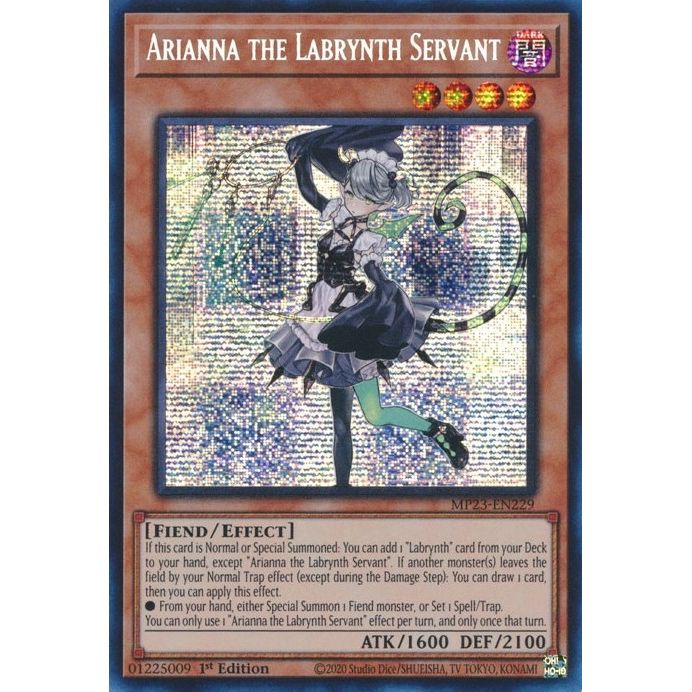 Image for Arianna the Labrynth Servant (MP23-EN229) (MP23) - YuGiOh