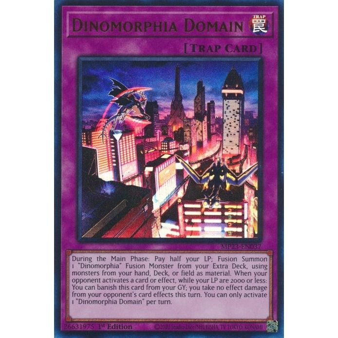 Image for Dinomorphia Domain (MP23-EN037) (MP23) - YuGiOh