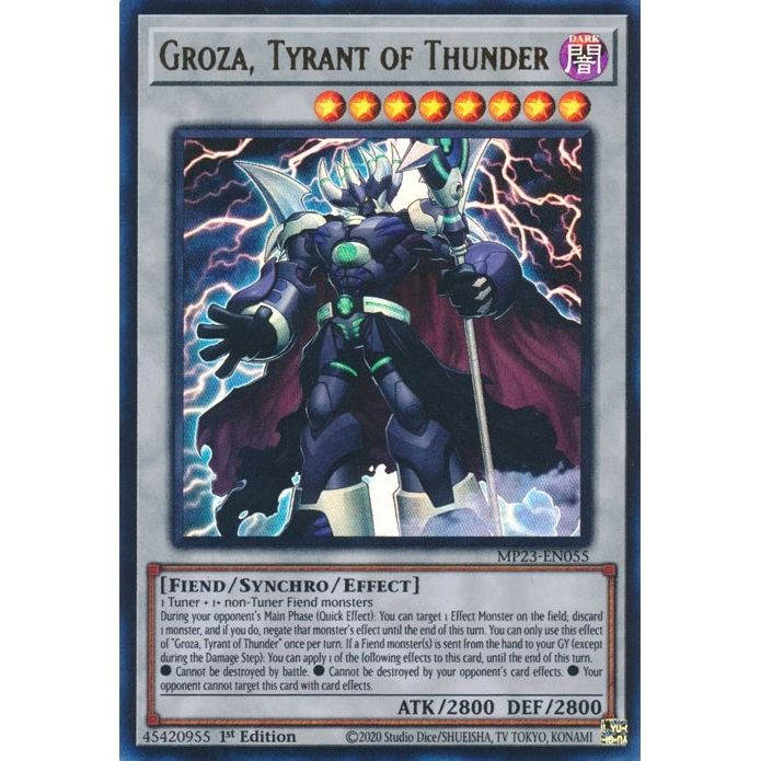 Image for Groza, Tyrant of Thunder (MP23-EN055) (MP23) - YuGiOh
