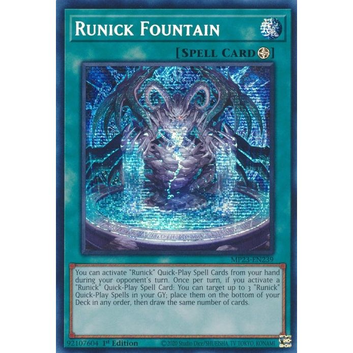 Image for Runick Fountain (MP23-EN239) (MP23) - YuGiOh