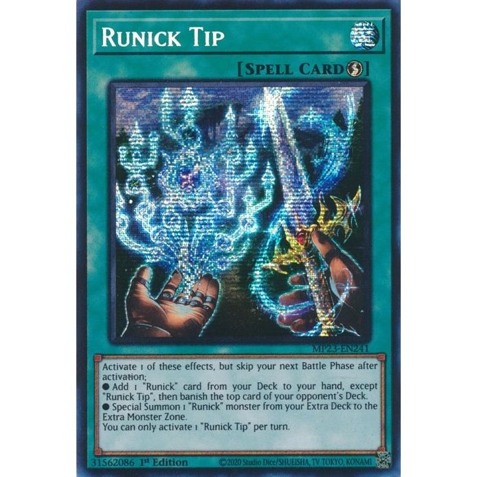Image for Runick Tip (MP23-EN241) (MP23) - YuGiOh