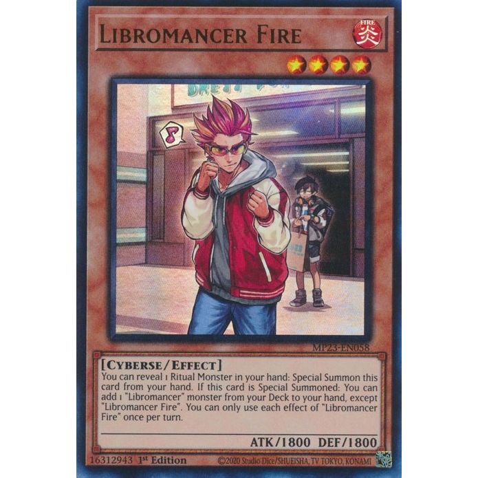 Image for Libromancer Fire (MP23-EN058) (MP23) - YuGiOh
