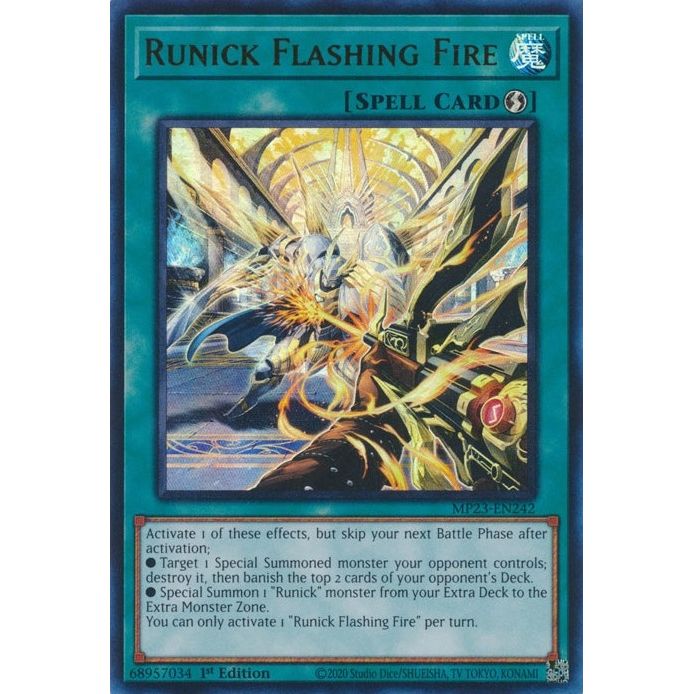 Image for Runick Flashing Fire (MP23-EN242) (MP23) - YuGiOh