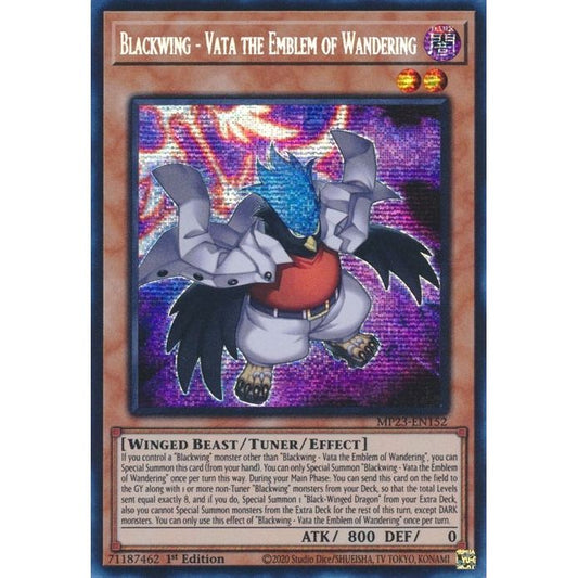 Image for Blackwing - Vata the Emblem of Wandering (MP23-EN152) (MP23) - YuGiOh