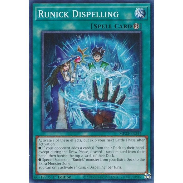 Image for Runick Dispelling (MP23-EN244) (MP23) - YuGiOh