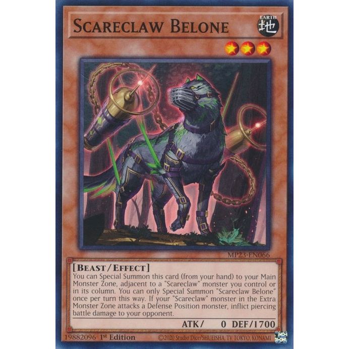 Image for Scareclaw Belone (MP23-EN066) (MP23) - YuGiOh