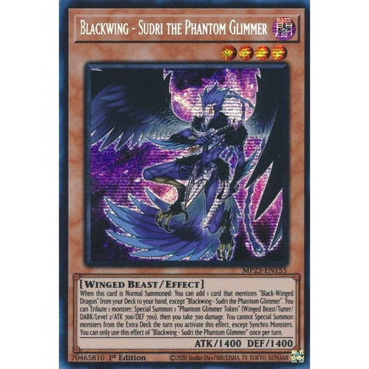 Image for Blackwing - Sudri the Phantom Glimmer (MP23-EN155) (MP23) - YuGiOh