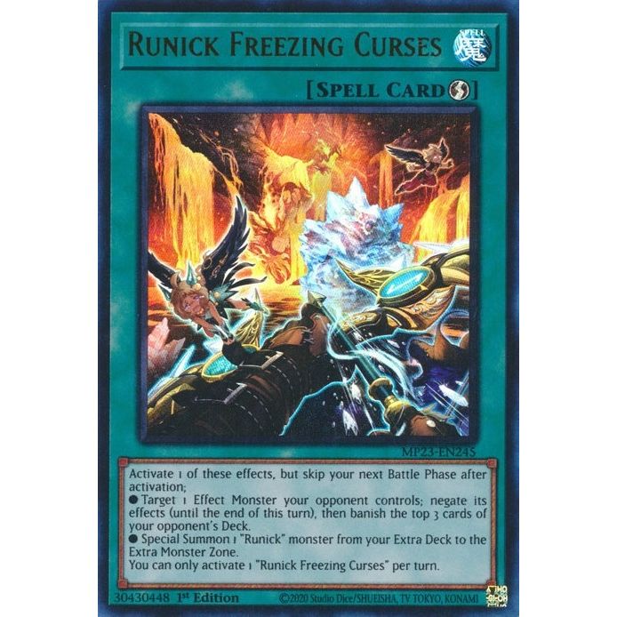Image for Runick Freezing Curses (MP23-EN245) (MP23) - YuGiOh