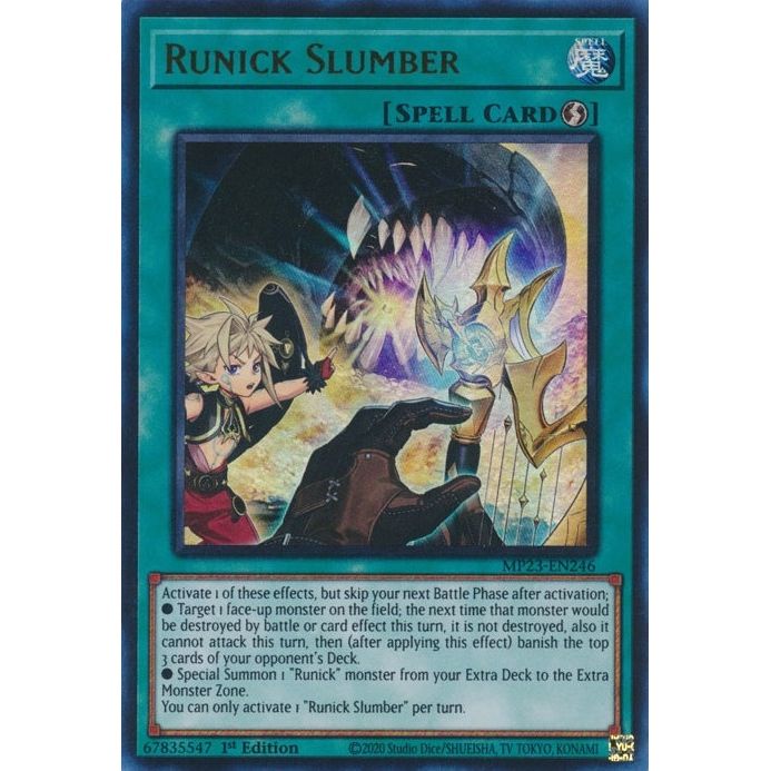 Image for Runick Slumber (MP23-EN246) (MP23) - YuGiOh