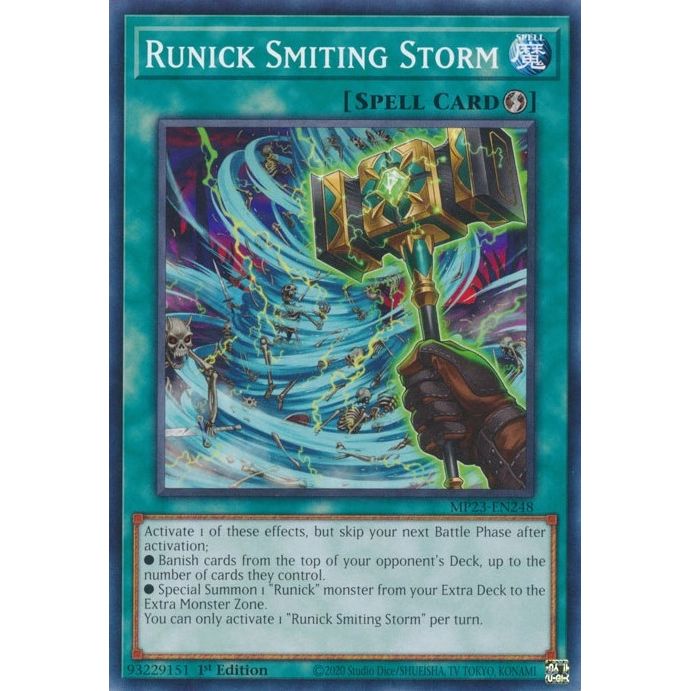 Image for Runick Smiting Storm (MP23-EN248) (MP23) - YuGiOh
