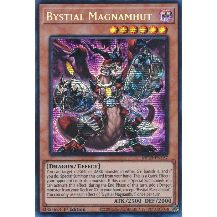 Image for Bystial Magnamhut (MP23-EN157) (MP23) - YuGiOh