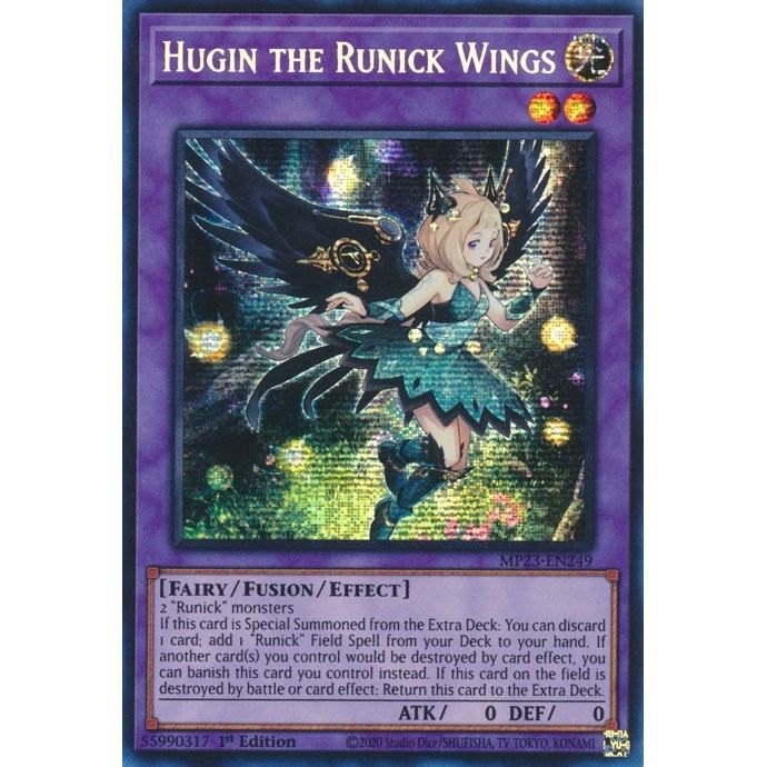 Image for Hugin the Runick Wings (MP23-EN249) (MP23) - YuGiOh