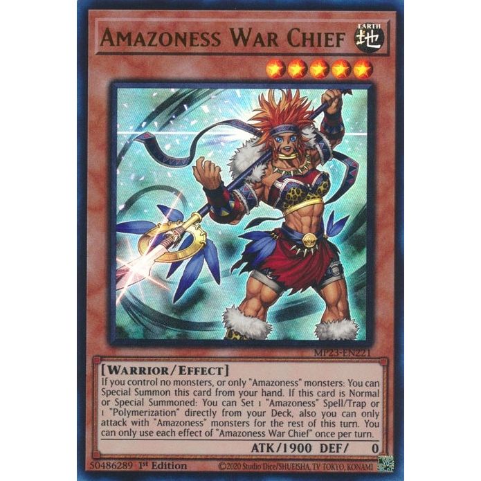 Image for Amazoness War Chief (MP23-EN221) (MP23) - YuGiOh