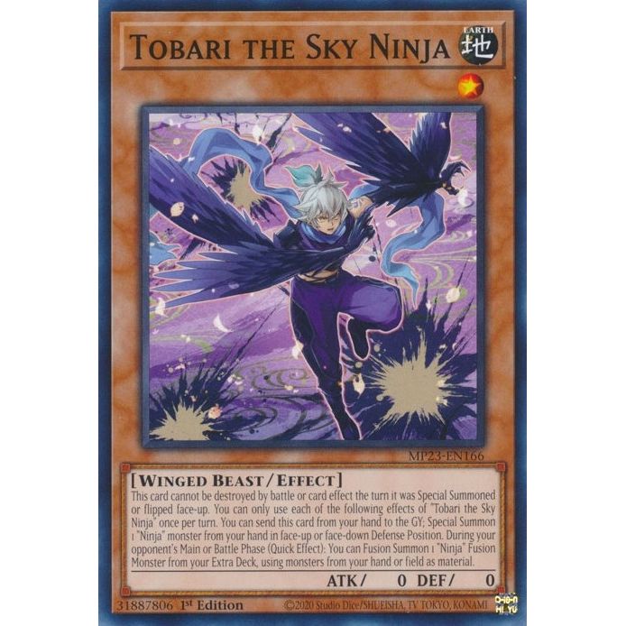Image for Tobari the Sky Ninja (MP23-EN166) (MP23) - YuGiOh