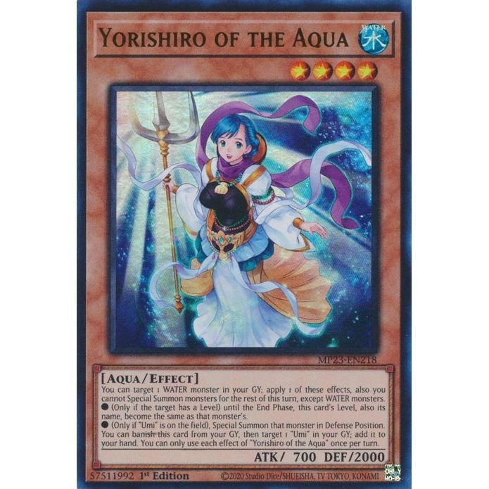 Image for Yorishiro of the Aqua (MP23-EN218) (MP23) - YuGiOh