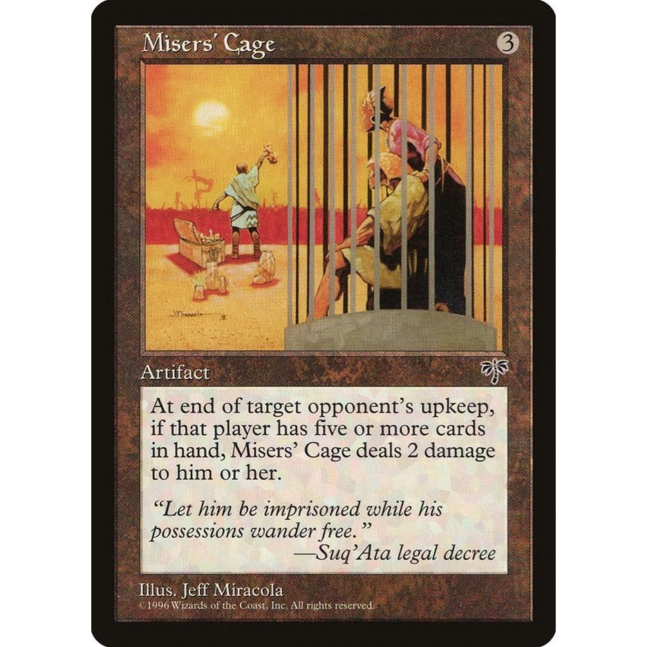 Image for Misers' Cage (MIR) - Magic: The Gathering