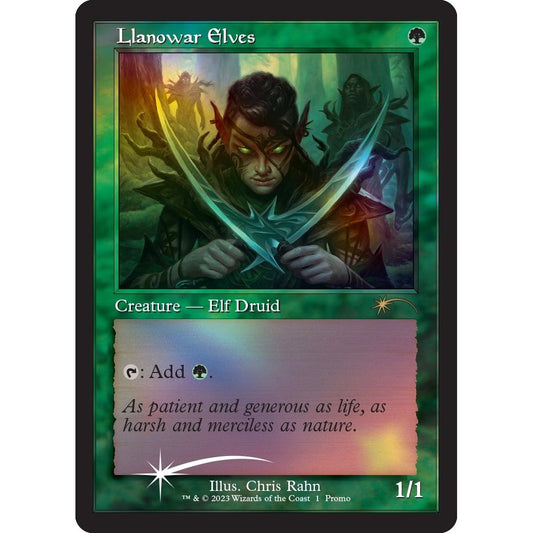 Image for Llanowar Elves (Retro Frame) (1) (MEDIA) - Magic: The Gathering