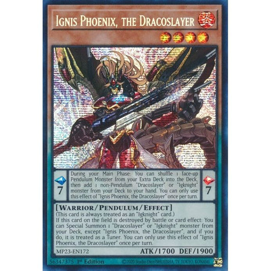 Image for Ignis Phoenix, the Dracoslayer (MP23-EN172) (MP23) - YuGiOh