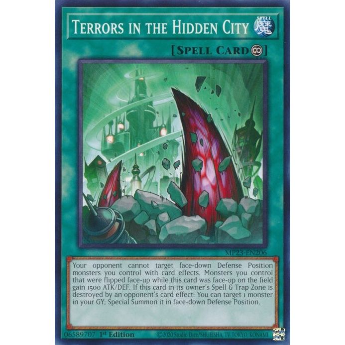 Image for Terrors in the Hidden City (MP23-EN206) (MP23) - YuGiOh