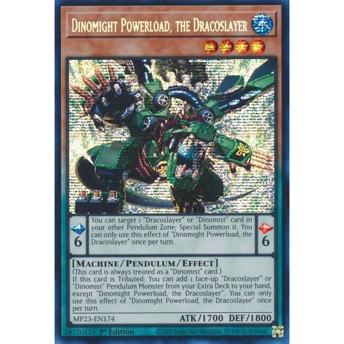 Image for Dinomight Powerload, the Dracoslayer (MP23-EN174) (MP23) - YuGiOh