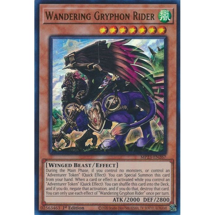 Image for Wandering Gryphon Rider (MP23-EN267) (MP23) - YuGiOh