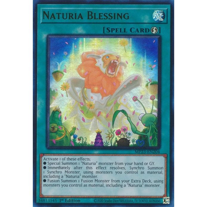 Image for Naturia Blessing (MP23-EN204) (MP23) - YuGiOh