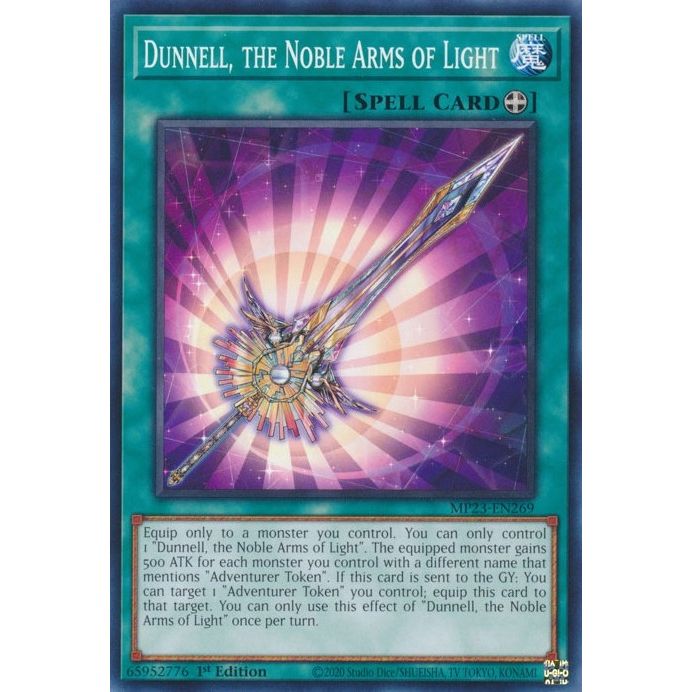 Image for Dunnell, the Noble Arms of Light (MP23-EN269) (MP23) - YuGiOh