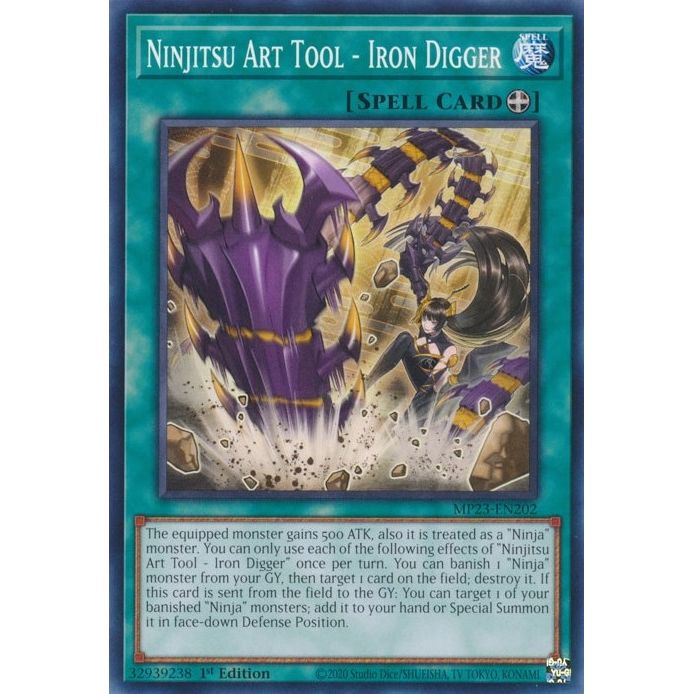 Image for Ninjitsu Art Tool - Iron Digger (MP23-EN202) (MP23) - YuGiOh