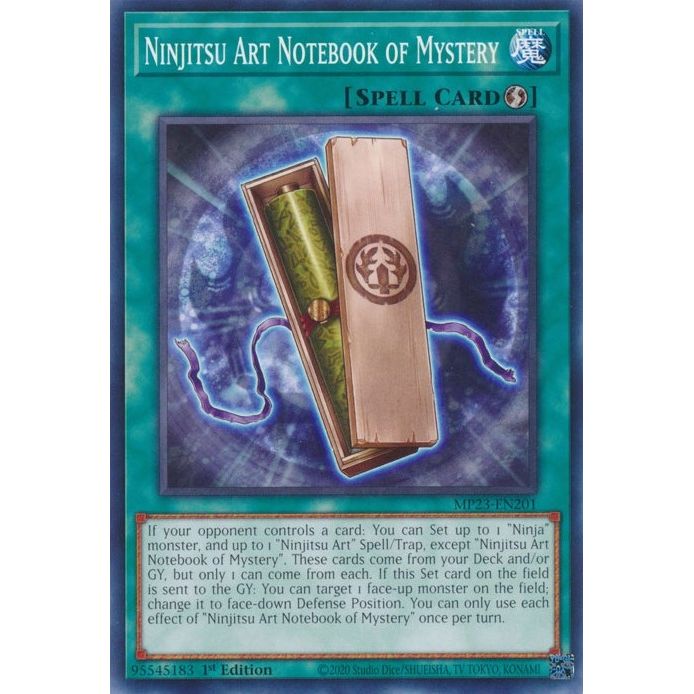 Image for Ninjitsu Art Notebook of Mystery (MP23-EN201) (MP23) - YuGiOh
