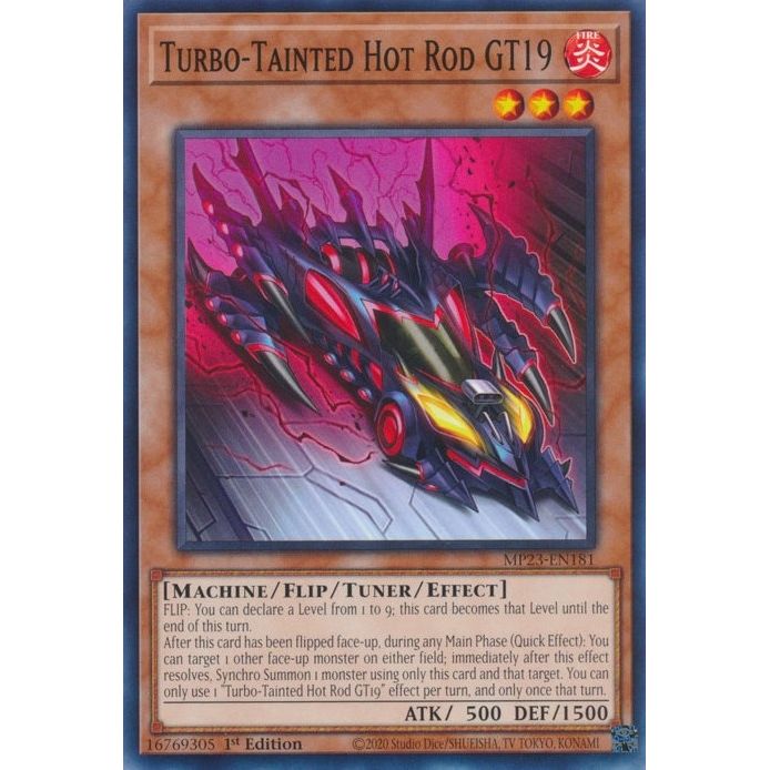 Image for Turbo-Tainted Hot Rod GT19 (MP23-EN181) (MP23) - YuGiOh