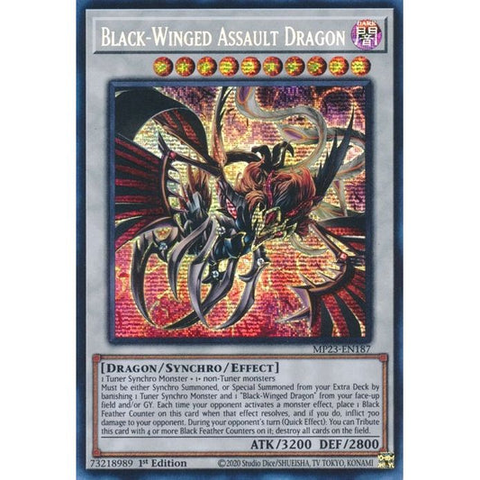 Image for Black-Winged Assault Dragon (MP23-EN187) (MP23) - YuGiOh