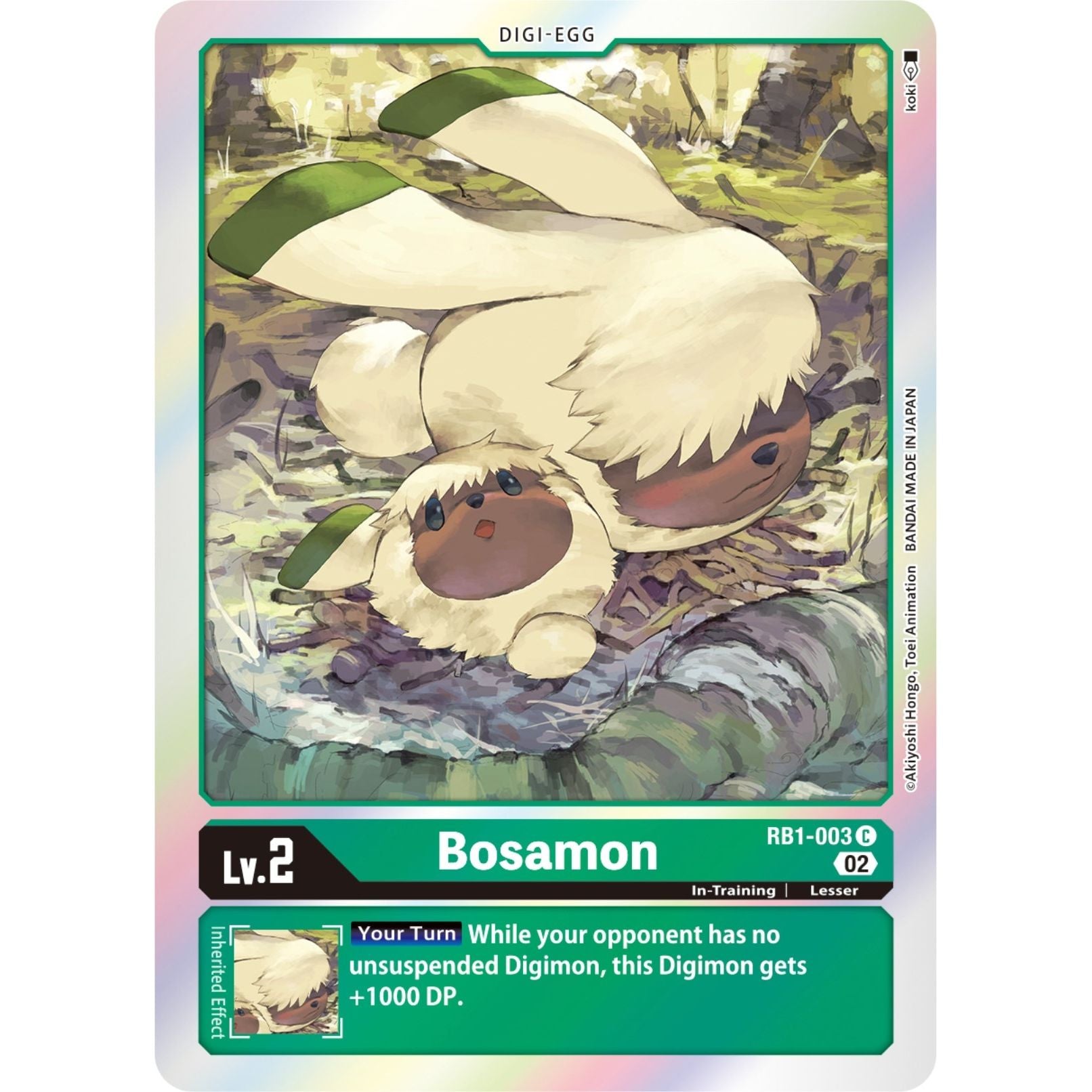 Image for Bosamon (RB1-003 C) (RB-01) - Digimon Card Game
