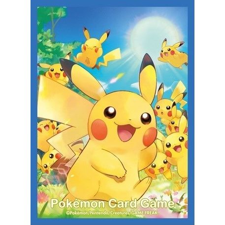Image for Pokemon TCG: Pokemon Center Japan Exclusive Card Sleeves - Gathering of Pikachu (64-Pack) - Card Sleeves