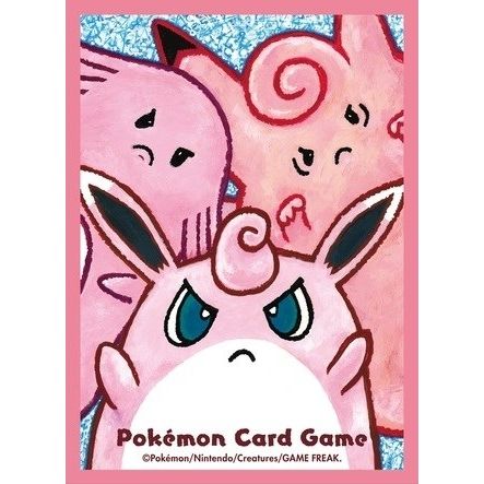 Image for Pokemon TCG: Pokemon Center Japan Exclusive Card Sleeves - Chansey, Wigglytuff and Clefable (64-Pack) - Card Sleeves