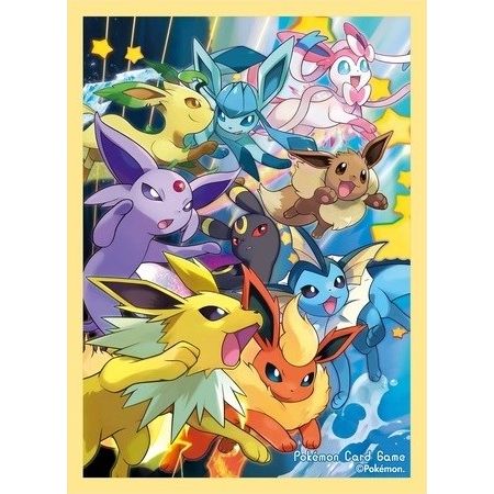 Image for Pokemon TCG: Pokemon Center Japan Exclusive Card Sleeves - Eevee Dash! Ver. 2 (64-Pack) - Card Sleeves