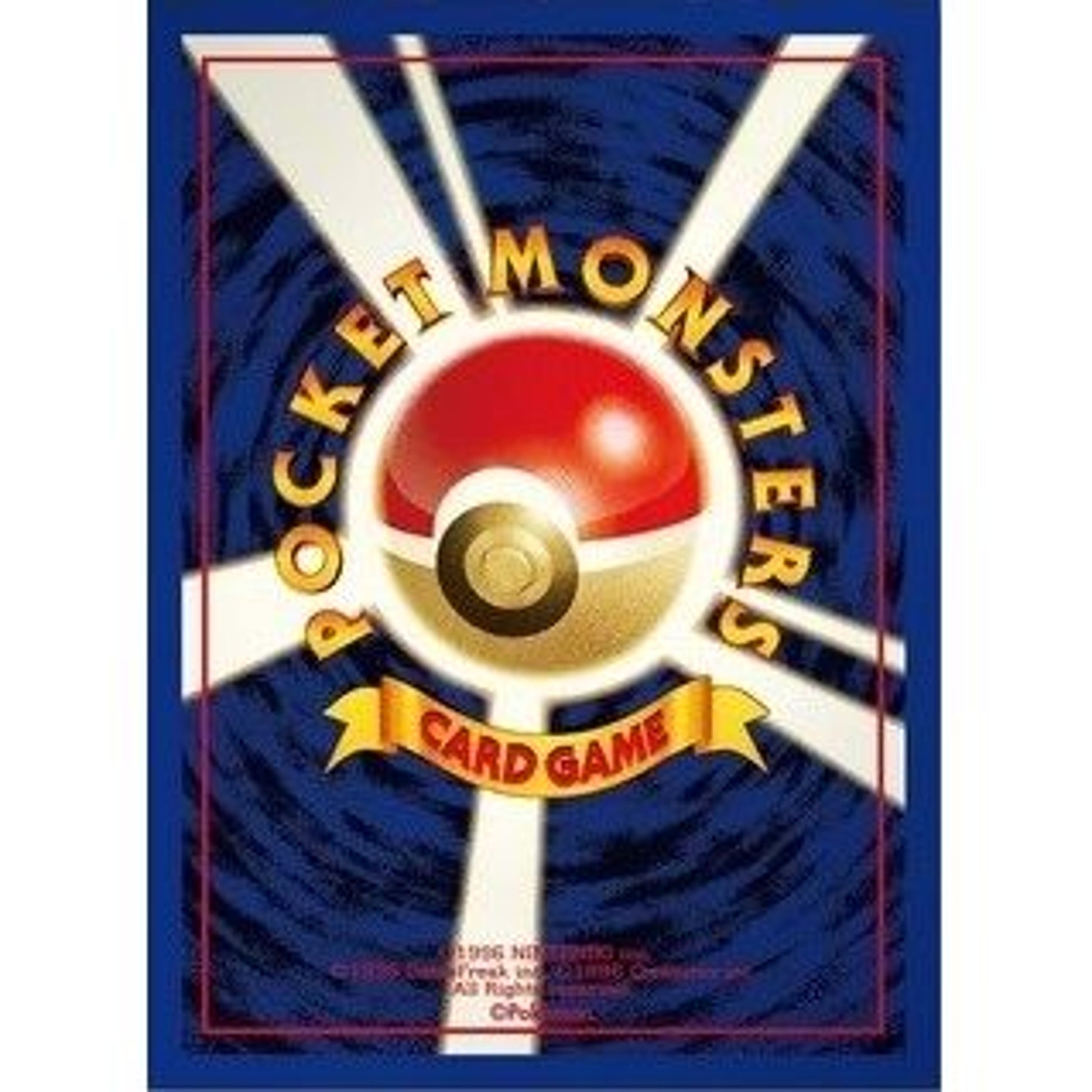 Image for Pokemon TCG: Pokemon Center Japan Exclusive Card Sleeves - Old Back Premium (64-Pack) - Card Sleeves