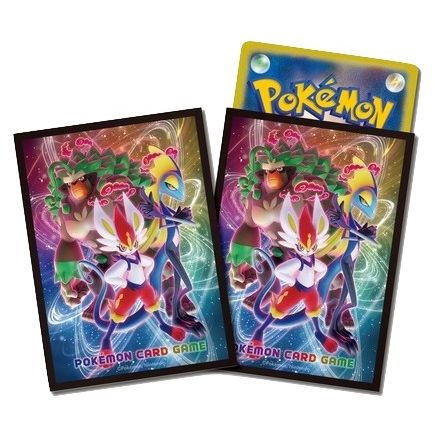 Image for Pokemon TCG: Pokemon Center Japan Exclusive Card Sleeves - Rillaboom, Cinderace and Inteleon (64-Pack) - Card Sleeves