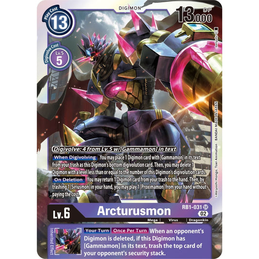 Image for Arcturusmon (RB1-031 SR) (RB-01) - Digimon Card Game