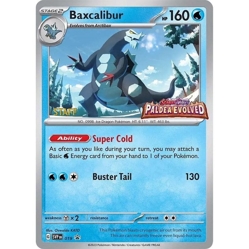 Image for Baxcalibur - 019 (Prerelease) [Staff] (019) (SVP) - Pokemon