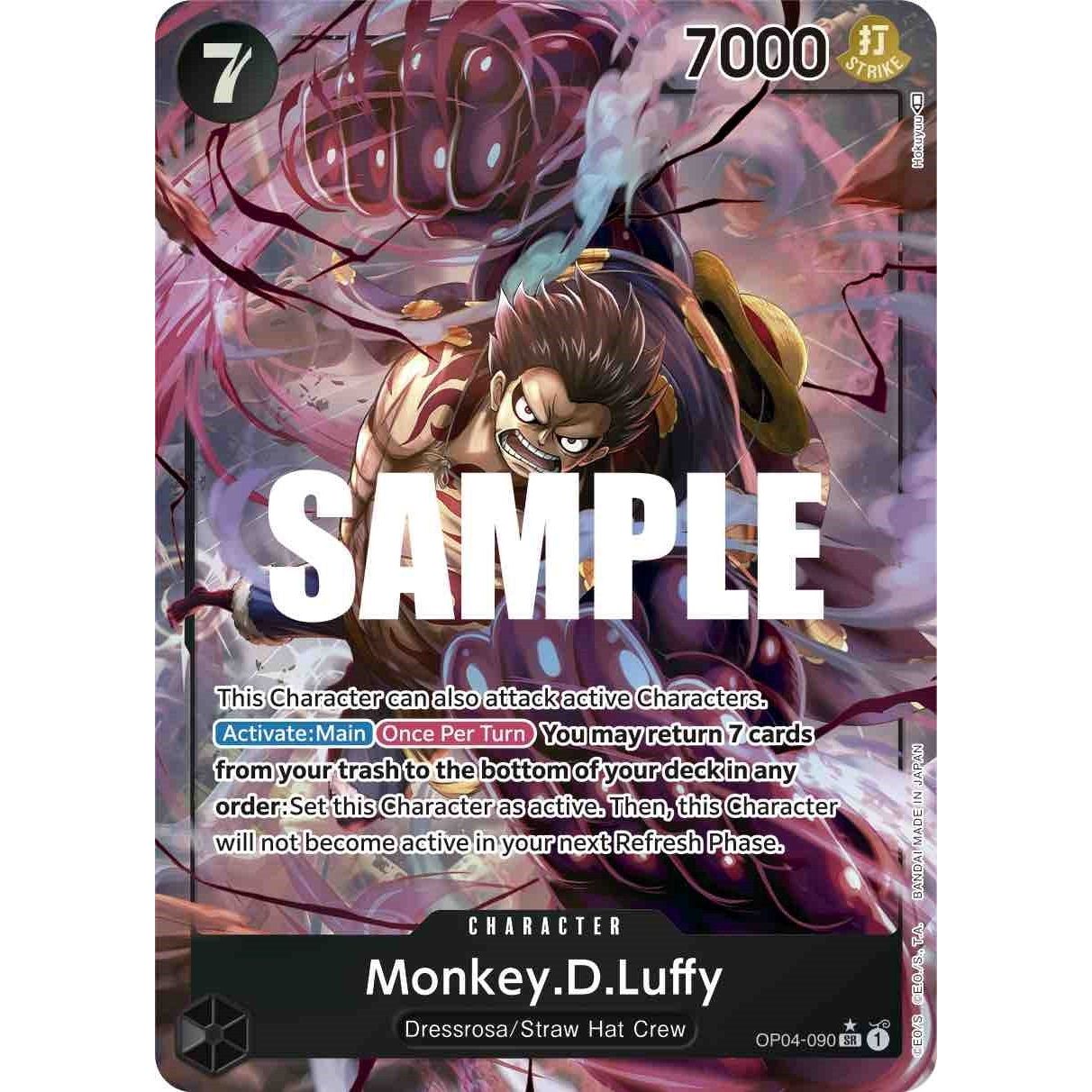 Image for Monkey.D.Luffy (090) (Alternate Art) (OP04-090) (OP04) - One Piece Card Game