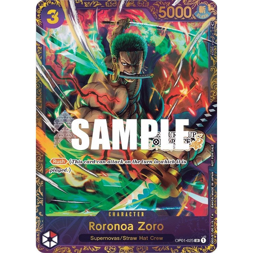 Image for Roronoa Zoro - OP01-025 (Treasure Cup) (OP01-025) (OP-PR) - One Piece Card Game